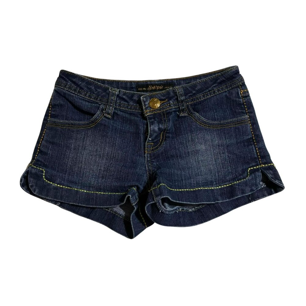 Vintage Y2K Southpole Shorts Juniors Size 1 Low Rise Denim